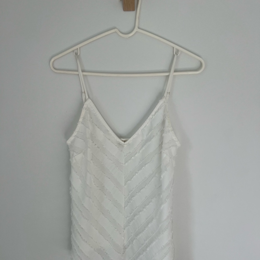 White Strappy Tank